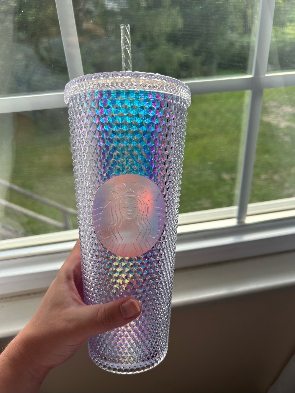 STARBUCKS Rainbow Dazzle Cold Cup